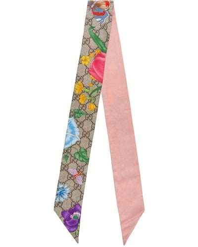 gucci seta silk scart occhiali|Gucci silk neck bow.